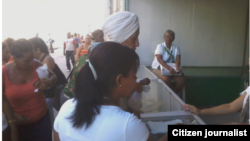 Reporta Cuba Tienda El Luxor Santiago de Cuba. Foto: @Amelunpacu1.