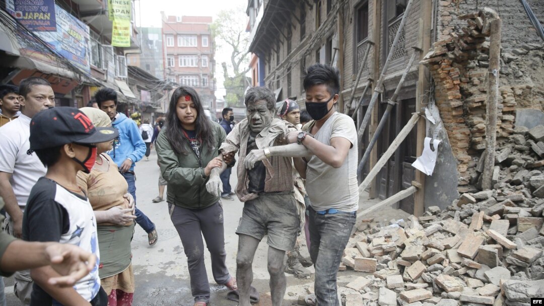 Terremoto en Nepal.