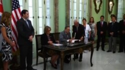 Cuba y EEUU firman un acuerdo sobre conservación de áreas marinas