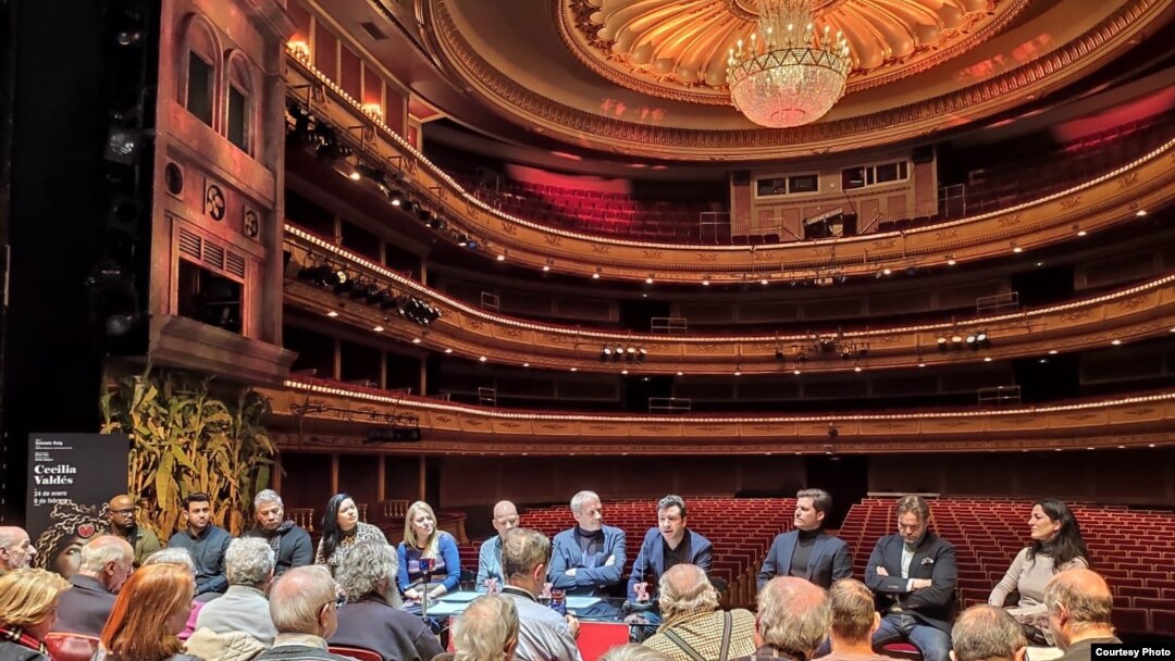 Rueda de prensa sobre el estreno de "Cecilia Valdés". Foto Teatro de la Zarzuela.
