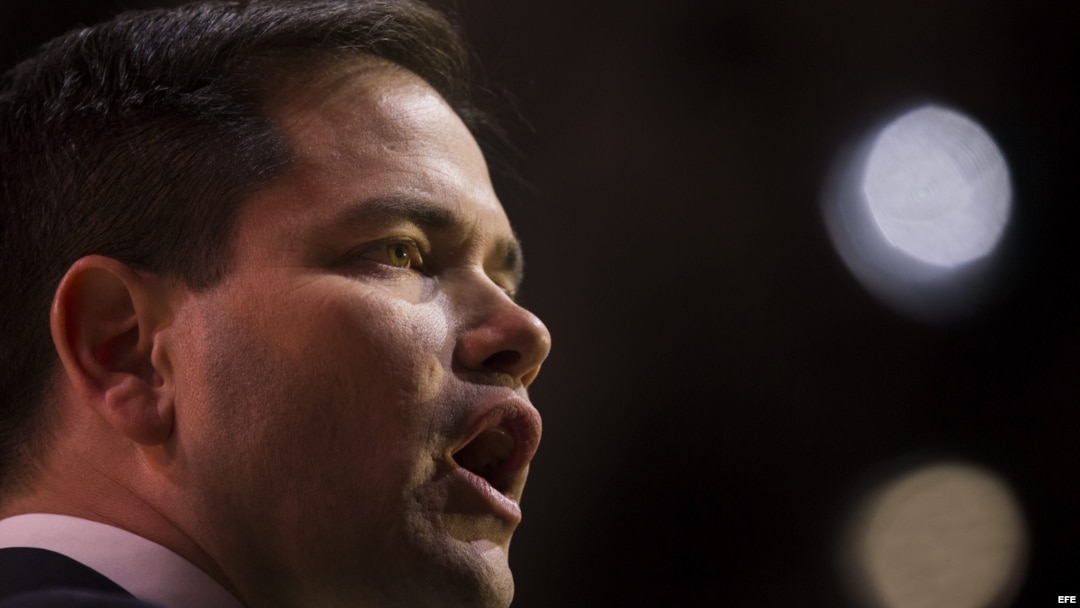 El senador republicano de Florida, Marco Rubio, pronuncia un discurso durante la 41 Conferencia de Acción Política Conservadora (CPAC, en inglés).