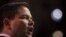 El gobernador republicano de Florida, Marco Rubio, pronuncia un discurso durante la 41 Conferencia de Acción Política Conservadora.