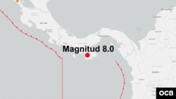 Temblor en Panamá
