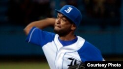 El lanzador cubano, Odrisamer Despaigne. Foto de archivo. 