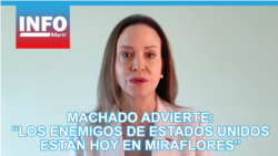 Machado advierte: “los enemigos de Estados Unidos están hoy en Miraflores”