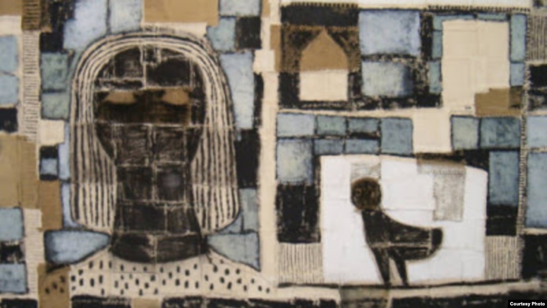 Posado en tierra (2006), obra del artista cubano Roberto Diago.