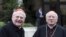 MP118 EL VATICANO 08/03/2013.- Los cardenales italianos Ennio Antonelli (d) y Angelo Scola (i) llegan a la séptima congregación de purpurados preparatoria del cónclave que elegirá al sucesor de Benedicto XVI