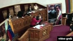 Altercado en la investidura de Maduro