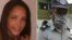 Mileydi Salcedo y el presunto agresor, un capitán de la policía identificado como Rolando. (Facebook/Ángel Moya)