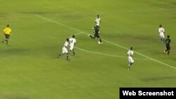 Cuba vs México en el premundial Sub-17 Panamá 2013.