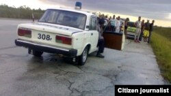 Reporta Cuba. Accidente en la Autopista Nacional. Foto: Mario Lleonart.