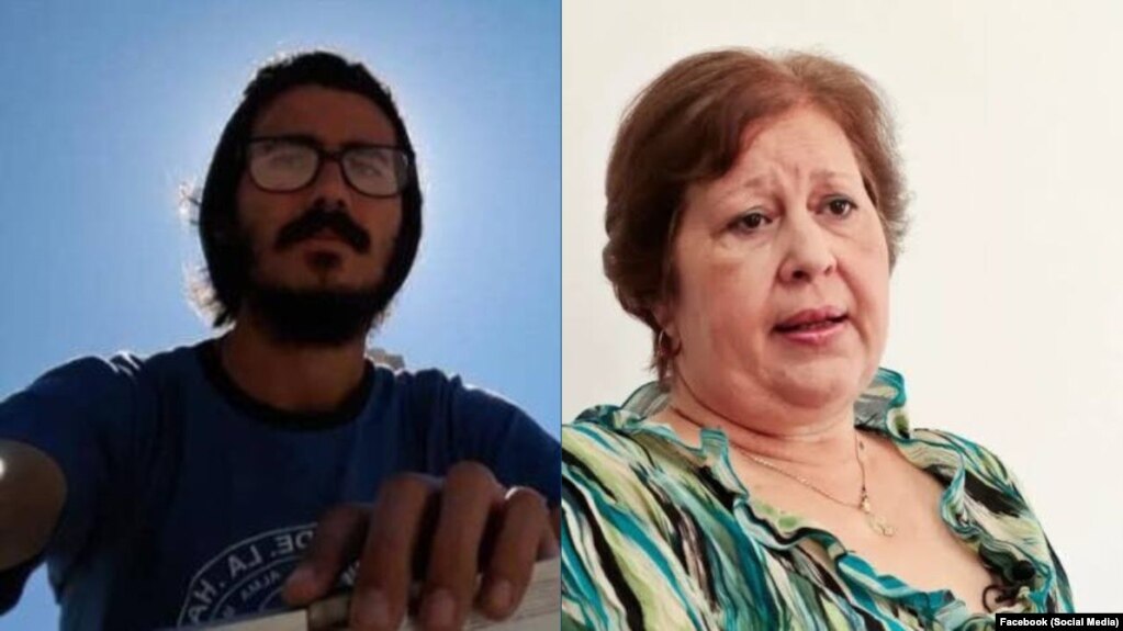 Leonardo Romero Negrín y Alina Bárbara López. 