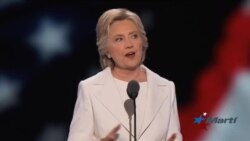 Hillary Clinton comparte su sueño para EEUU en Convención Demócrata