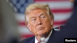 U.S. President Trump delivers remarks at Custer Farms in Chippewa Falls