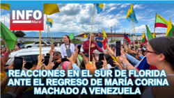 Autoridades y residentes de Florida reaccionan por regreso de María Corina Machado a Venezuela