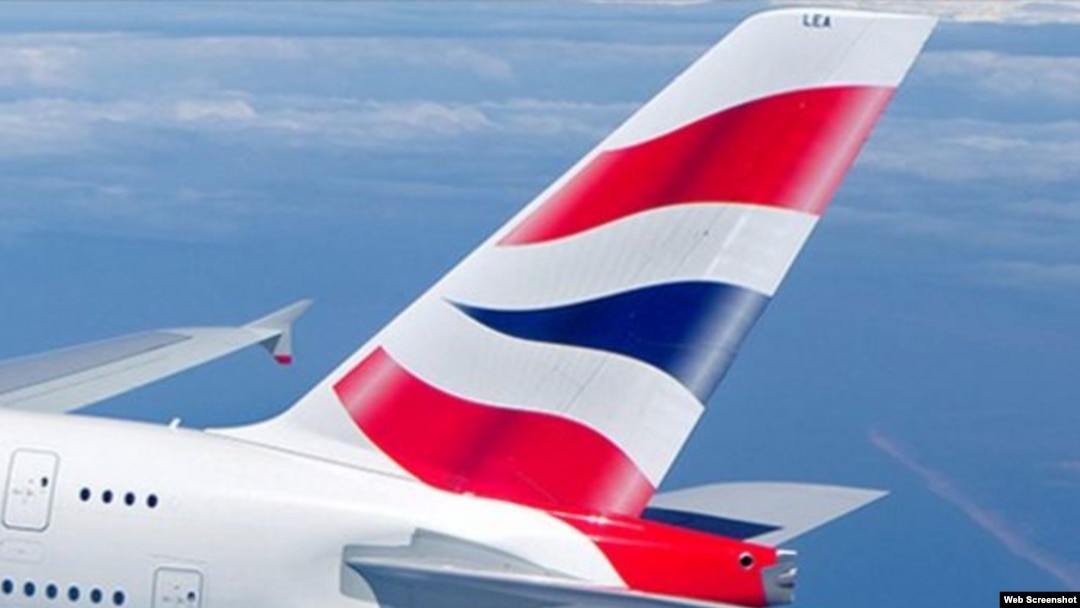 Avión de British Airways.