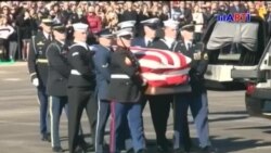 Rinden tributo en Washington a George H. W. Bush