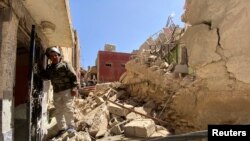 Una visión general de los daños tras un poderoso terremoto en Amizmiz, Marruecos, 9 de septiembre de 2023. REUTERS/Abdelhak Balhaki