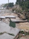 Así quedaron algunas calles de Holguín tras el impacto de Melissa.