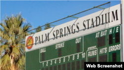 Palm Springs Stadium, California.