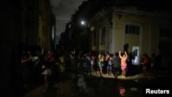 Protesta en una calle de La Habana en una imagen de archivo