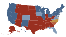 Mapa político elecciones EE. UU. 2012.