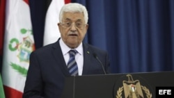 El presidente de la Autoridad Palestina, Mahmud Abas.
