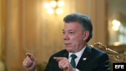 El presidente de Colombia, Juan Manuel Santos.