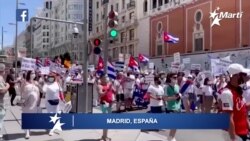 Info Martí | Grandes marchas en Washington y Madrid reclaman el fin de la dictadura en Cuba