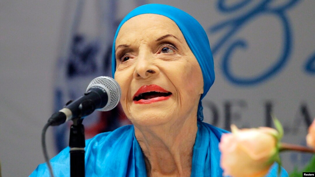 Alicia Alonso en una imagen de archivo. REUTERS/Desmond Boylan 