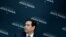 El secretario de Estado de EE. UU., Marco Rubio, en la "Reunión ministerial sobre el resurgimiento del terrorismo político" en el Departamento de Estado de EE. UU., el 16 de julio de 2026, en Washington D. C.