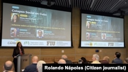 Conferencia Colapso Social en Cuba en la Universidad Internacional de la Florida (FIU) 