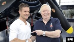 Felix Baumgartner at press conference
