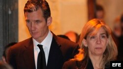ARCHIVO. La infanta Cristina y su marido, Iñaki Urdangarín.