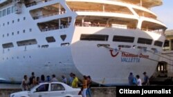 Reporta Cuba Crucero inglés en Habana Foto Mario Hechavarria
