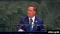 Embajador de EEUU ante la ONU, Mike Waltz.
