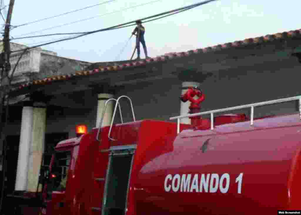 Incendio en Pinar del Río fue sofocado en poco más de una hora.