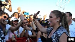 Olga Tañón canta en La Habana este sabado 12 de diciembre.