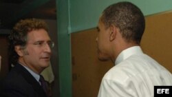 Joe García con el presidente Barack Obama