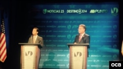 Debate en Miami Dade College entre Joe García y Carlos Curbelo.