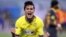 Futbolista brasileño Rafael bastos en acción