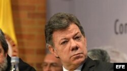 El presidente colombiano, Juan Manuel Santos.