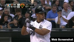 José Abreu, firme candidato al 'Novato del Año' en la Liga Americana, conectó el martes el cuadrangular número 32.