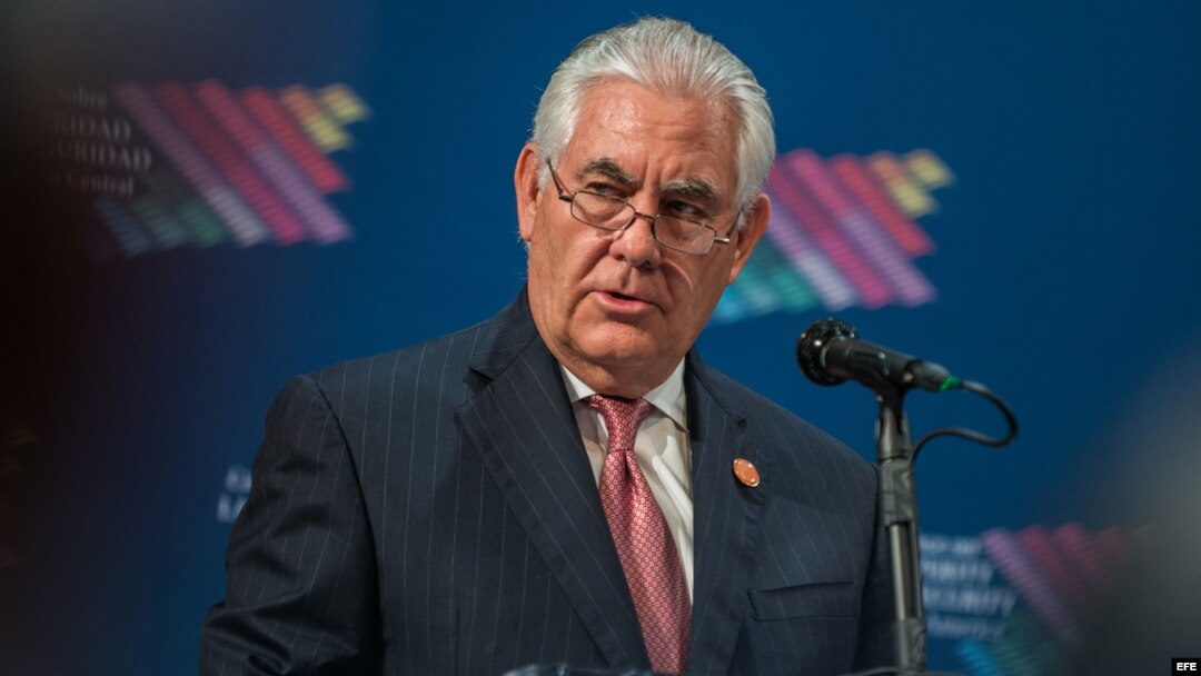  El secretario de Estado de EEUU, Rex Tillerson.