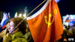 Los residentes de Crimea apoyaron el referendo a favor de la anexión a Rusia.