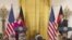 El presidente estadounidense Barack Obama y la canciller alemana Angela Merkel, ante la prensa tras su reunión en la Casa Blanca.