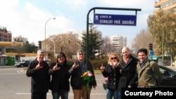 Homenaje a Oswaldo Payá en Madrid.