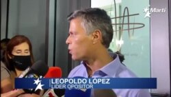 El líder opositor venezolano, Leopoldo López, asistió al Foro de Oslo por la Libertad