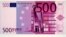 Euro 500 billete