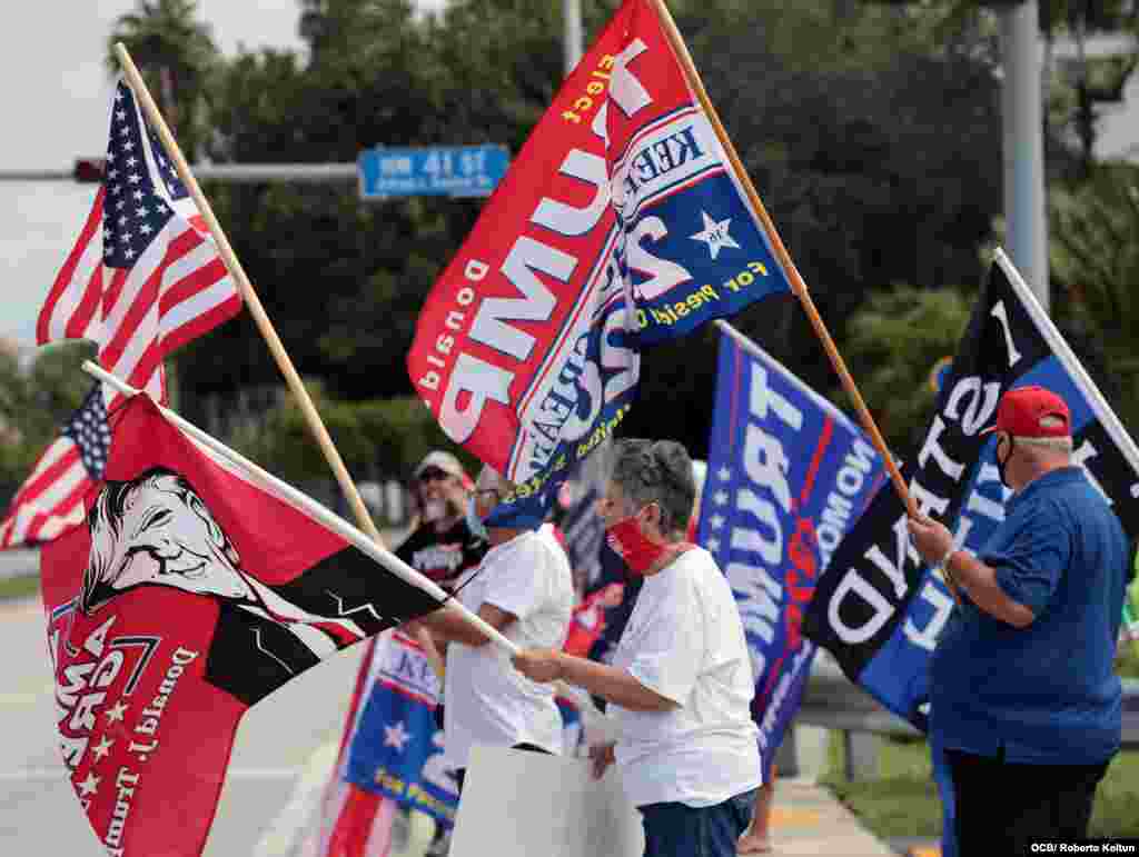 Caravana por la Libertad y la Democracia en Miami.